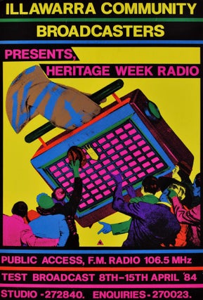 Item #CL177-162 Illawarra Community Broadcasters Presents Heritage Week Radio. Redback...