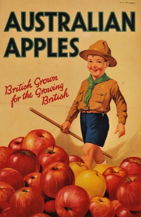 Item #CL177-38 Australian Apples. British Grown For The Growing British