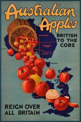 Item #CL177-39 Australian Apples. British To The Core