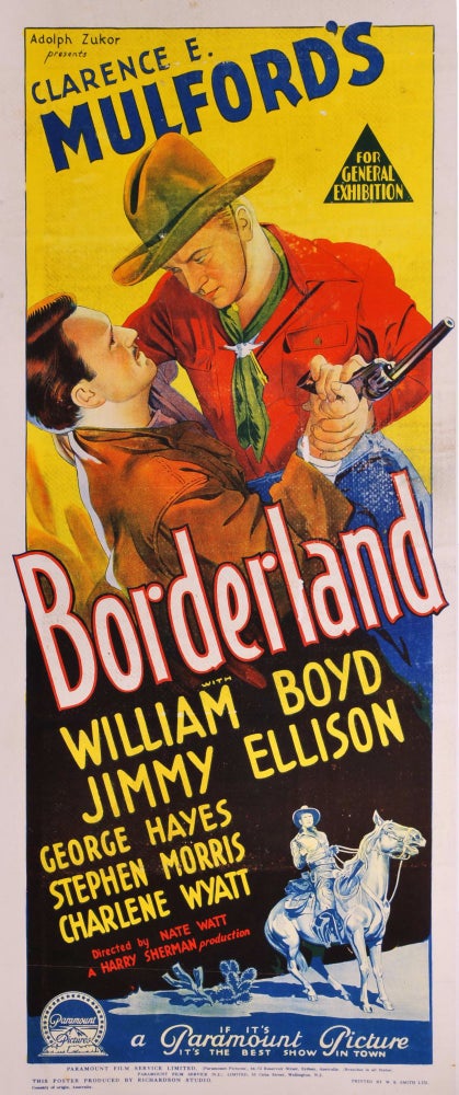 Item #CL177-41 Clarence E. Mulford’s “Borderland”