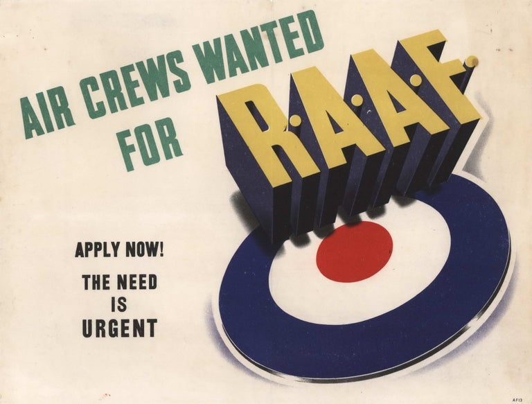 Item #CL177-45 Air Crews Wanted For RAAF