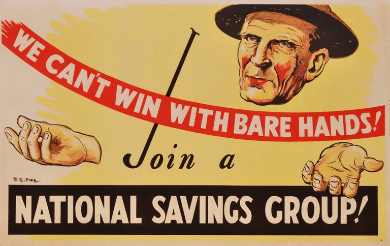 Item #CL177-55 We Can’t Win With Bare Hands. Join A National Savings Group!