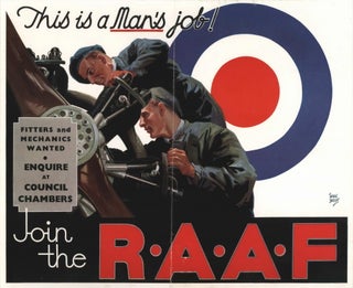 Item #CL177-59 Fitters And Mechanics Wanted. Join The RAAF. Walter Jardine, Aust