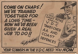 Item #CL177-68 Come On Chaps! We’ve Trained Together For A Long Time [Volunteer Defence Corps