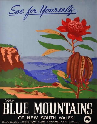 Item #CL177-78 The Blue Mountains Of New South Wales. Henry Rousel, Australian