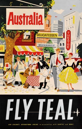 Item #CL177-86 Australia. Fly TEAL [Tasman Empire Airways Limited
