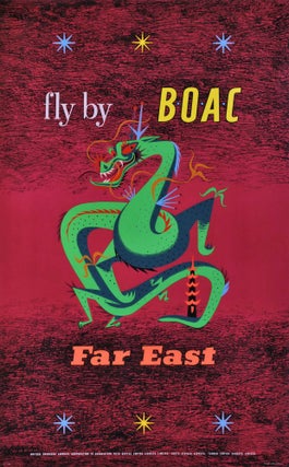 Item #CL177-97 Fly By BOAC. Far East. Maurice Laban