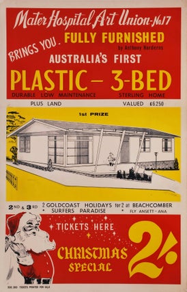 Item #CL177-99 Mater Hospital Art Union No. 17 Brings You Australia’s First Plastic 3-Bed...