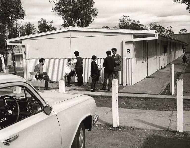 Item #CL178-41 [Immigration In Australia]. Beverley Clifford, fl.1950s-1970s Aust.
