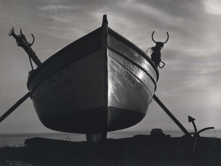 Item #CL178-54 [Boat In Dry Dock]. Raymond de Berquelle, b.1933 Aust.