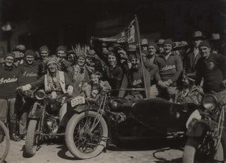 Item #CL178-77 [“Indian” Motorcycle Club]. Sam Hood, Aust