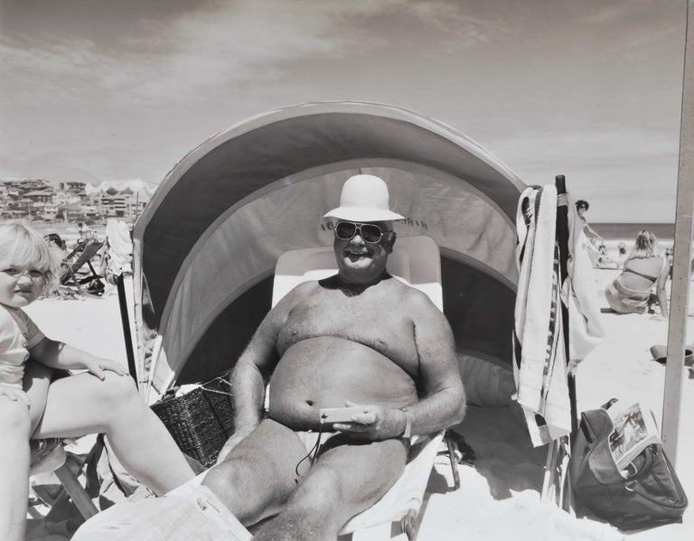 Item #CL178-88 Retired Beach Inspector [Bondi Beach]. Jon Lewis, b.1950 Aust.