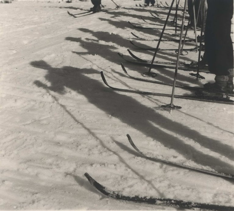 Item #CL178-94 Lining Up [Skiing]. Henri Mallard, Aust.