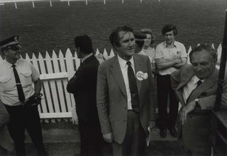 Item #CL179-101 Malcolm Fraser, Randwick Racecourse [II]. Roger Scott, b.1944 Aust