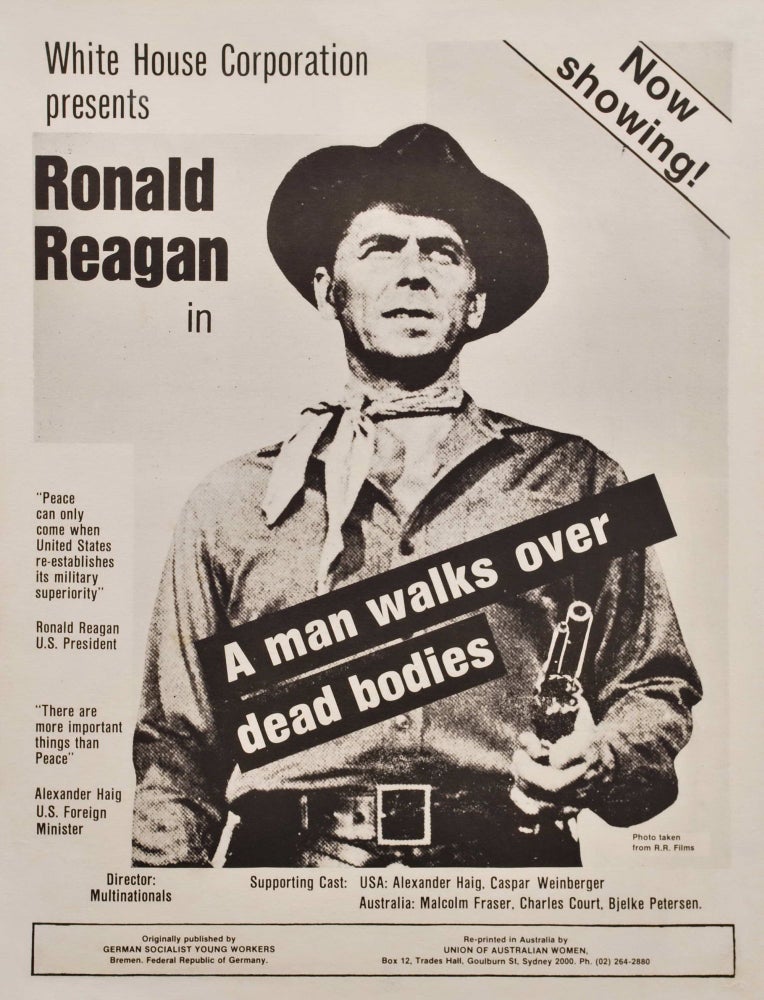 Item #CL179-120 White House Corporation Presents Ronald Reagan In ‘A Man Walks Over Dead Bodies’