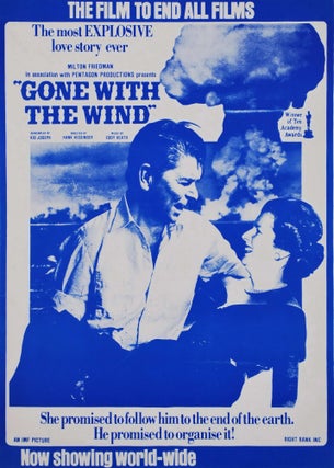 Item #CL179-125 The Most Explosive Love Story Ever. “Gone With The Wind” [Ronald Reagan...