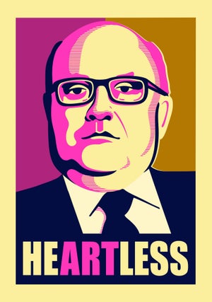Hopeless [Tony Abbott]; Clueless [Joe Hockey]; Heartless [George Brandis]; and Jobless [Tony Abbott]