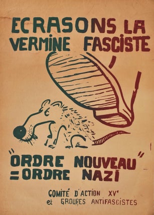 Group Of May 1968 Paris Uprising Protest Posters