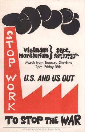 Item #CL179-72 U.S. And Us Out. Stop Work To Stop The War