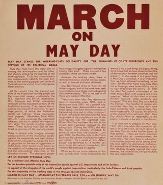 Item #CL179-74 March On May Day
