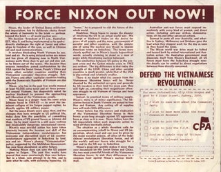 Vietnam: Stop Nixon’s World Atom War Gamble!