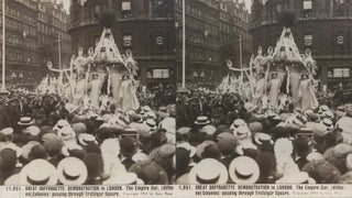 Item #CL181-109 Great Suffragette Demonstration In London [Australian Section]. George Rose,...