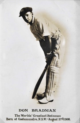Item #CL181-141 Don Bradman, Cricketer