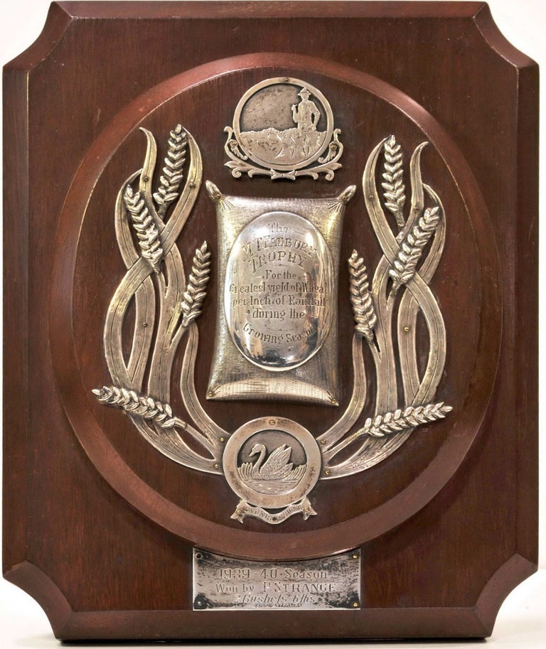 Item #CL181-151 The Mt Padbury Trophy For The Greatest Yield Of Wheat [Western Australia]. fl. Aust., s.
