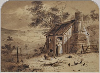 Item #CL181-35 Collection Of Drawings Depicting An Australian Homestead And Landscapes. S T....