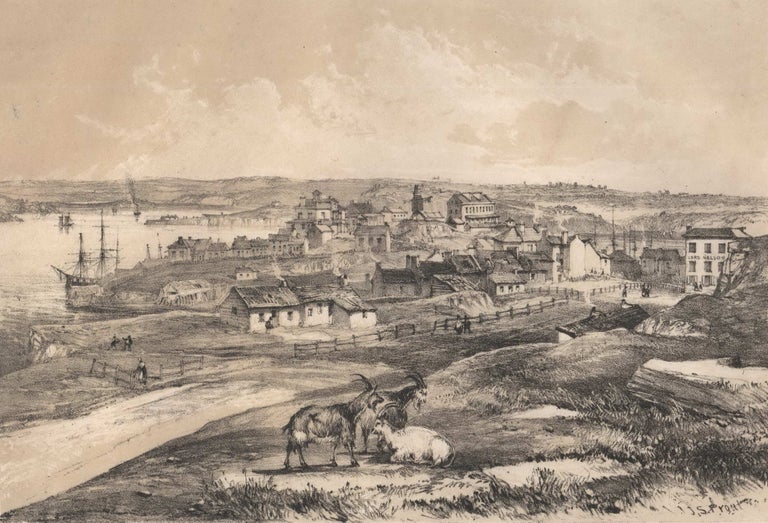 Item #CL181-37 Miller’s Point, Sydney, From The Flagstaff Hill. John Skinner Prout, British.
