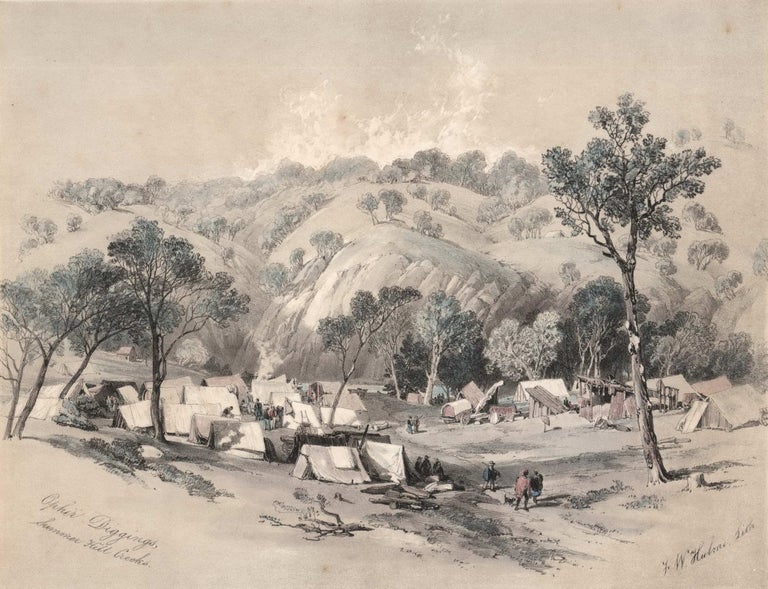 Item #CL181-41 Ophir Diggings, Summer Hill Creeks [Gold Fields, Bathurst, NSW]. Frederick William Hulme, Brit.