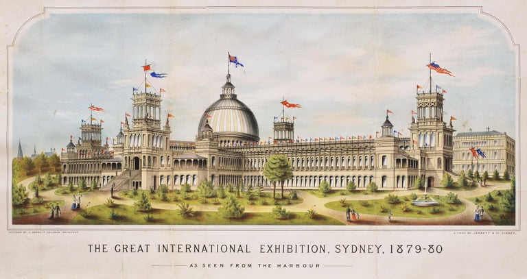 Item #CL181-72 The Great International Exhibition, Sydney, 1879-80, As Seen From The Harbour [The Garden Palace]