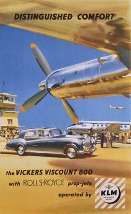 Item #CL182-105 Distinguished Comfort. The Vickers Viscount 800 With Rolls Royce Prop Jets....