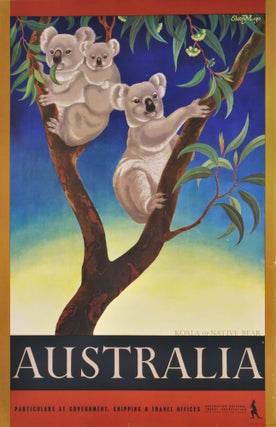 Item #CL182-110 Koala Or Native Bear, Australia. Eileen Mayo, British/Aust./NZ