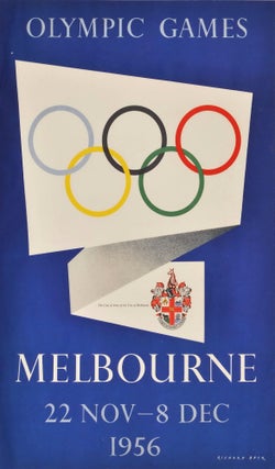 Item #CL182-111 Olympic Games, Melbourne. Richard Beck, Aust