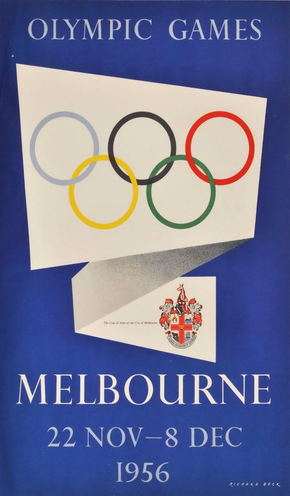 Item #CL182-111 Olympic Games, Melbourne. Richard Beck, Aust.