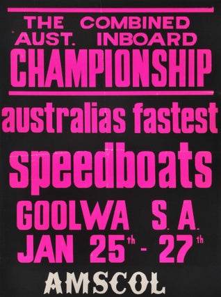 Australian Speedboat Events