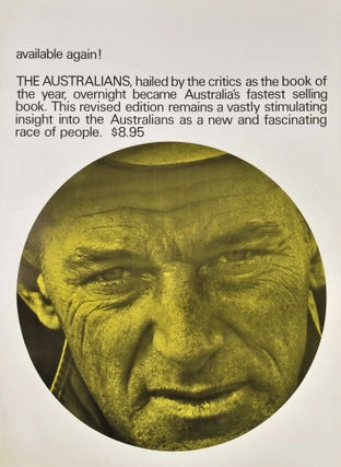 Item #CL182-144 “The Australians” [Promotional Poster For The Book