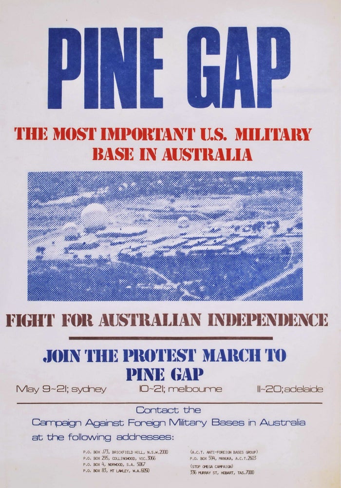 Item #CL182-152 Pine Gap. The Most Important US Military Base In Australia