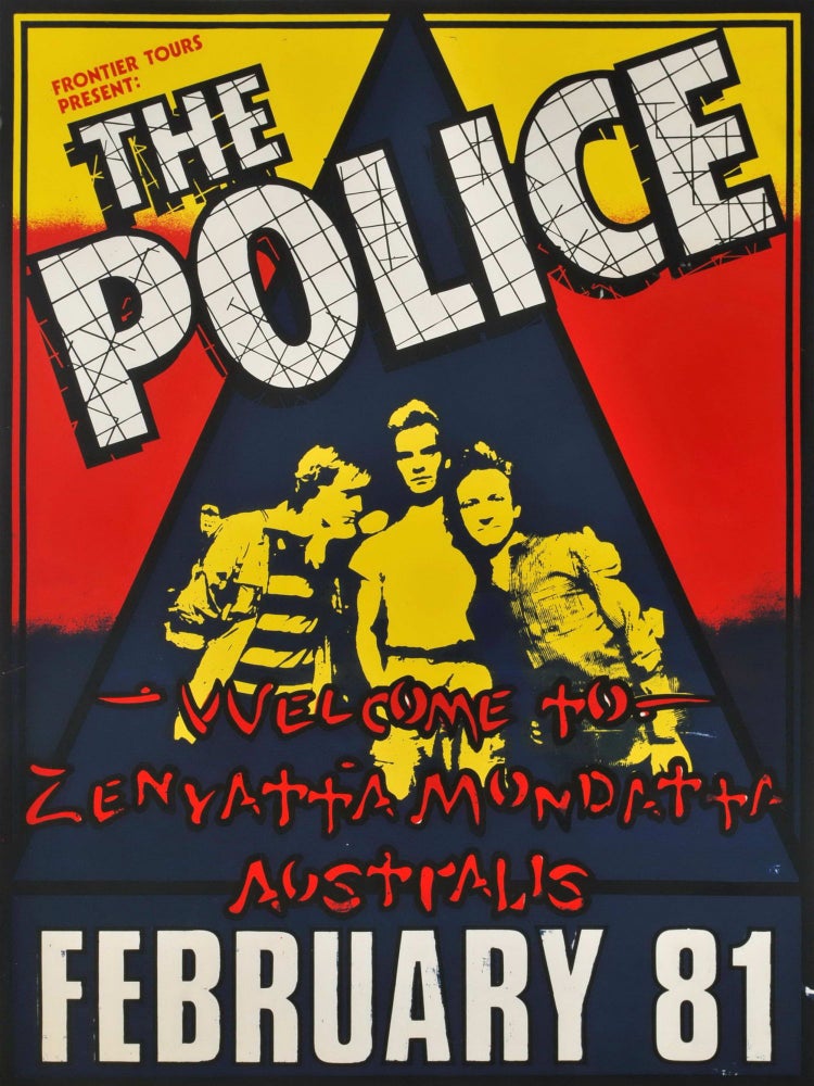 Item #CL182-166 The Police. Welcome To The “Zenyatta Mondatta” Australis