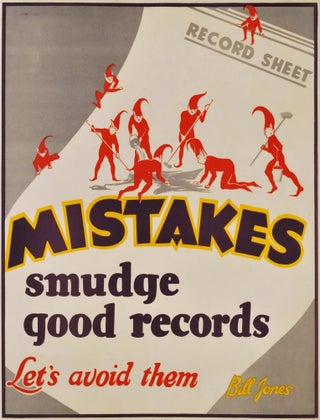 Item #CL182-23 Mistakes Smudge Good Records. Let’s Avoid Them
