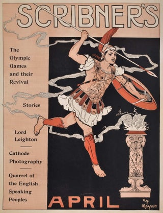 Item #CL182-3 Scribner’s, April [First Olympic Poster]. Henry Mayer, Amer