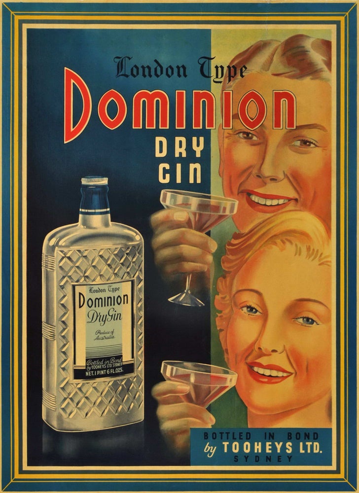 Item #CL182-41 London Type Dominion Dry Gin