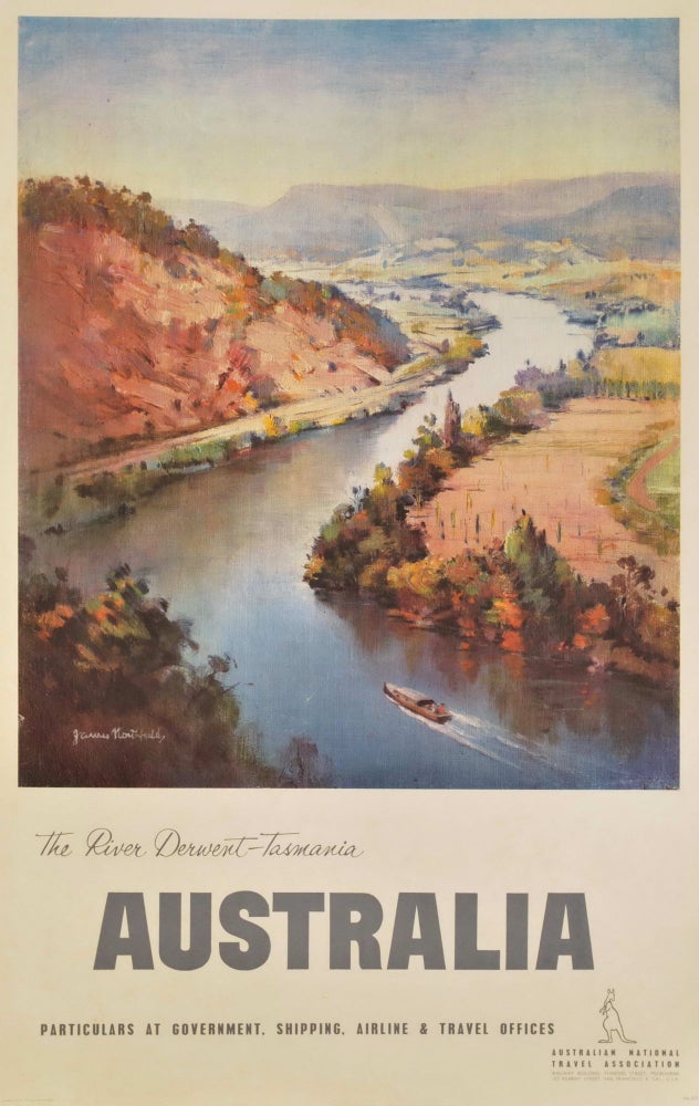 Item #CL182-48 The River Derwent, Tasmania, Australia. James Northfield, Aust.