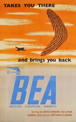 Item #CL182-81 Takes You There And Brings You Back. British European Airways. Sidney Garrad,...