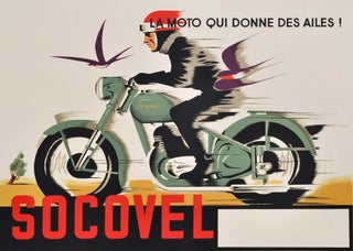 Item #CL182-85 La Moto Qui Donne Des Ailes. Socovel [The Motorcycle That Gives You Wings