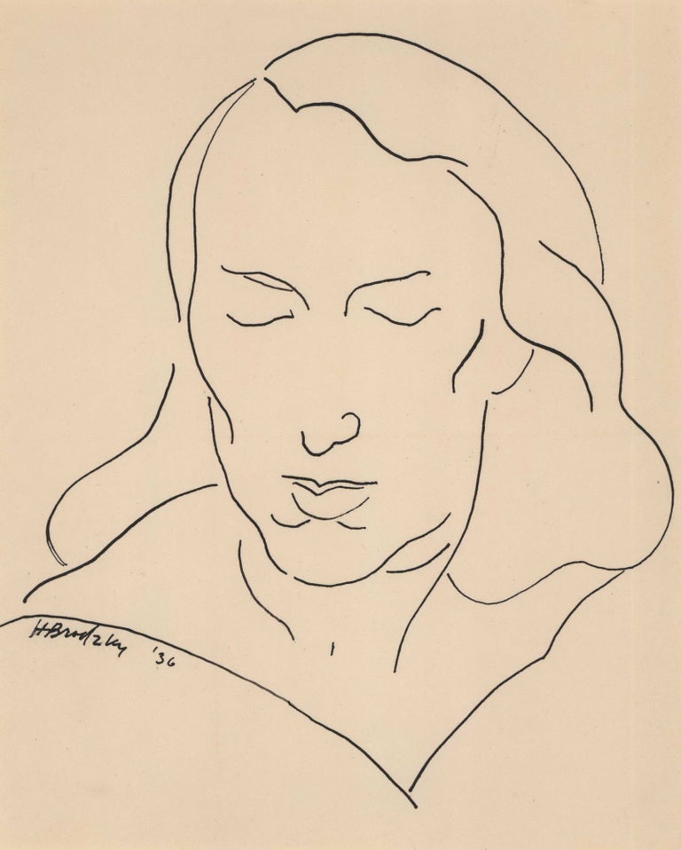 Item #CL183-13 [Portrait Of A Woman]. Horace Brodzky, Aust.