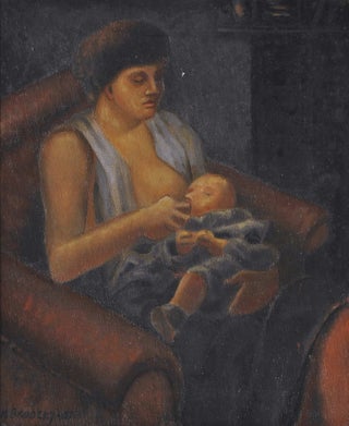Item #CL183-15 [Woman Breastfeeding]. Horace Brodzky, Aust