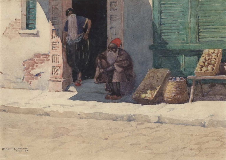 Item #CL183-179 Egypt [Street Scene]. Harry J. Weston, Aust.