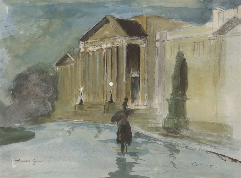Item #CL183-21 Wet Evening [State Library, NSW]. Harold Byrne, Aust.